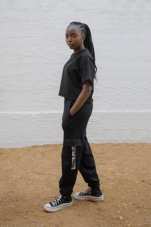 Cropped Jogger Set